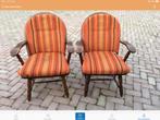 Stoel fauteuil retro vintage oranje, Huis en Inrichting, Stoelen, Gebruikt, Eén, Ophalen, Overige kleuren