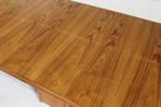 Vintage Deense grote ovalen uitschuifbare eettafel XL, Ophalen, Gebruikt, 100 tot 150 cm, 200 cm of meer