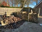 +- 7 kuub gemend haardhout, Minder dan 3 m³, Ophalen of Verzenden, Overige houtsoorten, Blokken