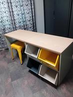 Kindertafel met 4 bakken en 1 kruk, Ophalen, Zo goed als nieuw, 25 tot 50 cm, Minder dan 100 cm