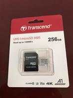 UHS-I microSD kaart 300S, merk Transcend, Nieuw, MicroSD, Ophalen of Verzenden, 256 GB
