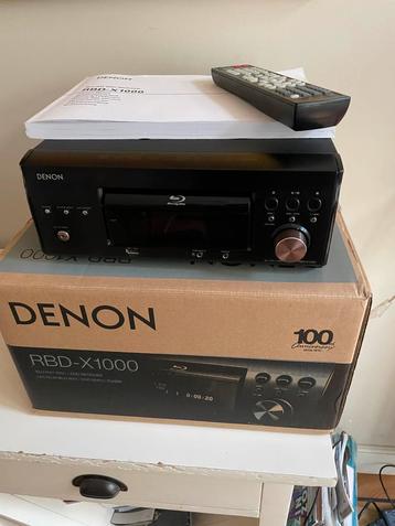 Denon RBD-X1000 Blu-ray Speler/Versterker - Nieuwstaat! beschikbaar voor biedingen