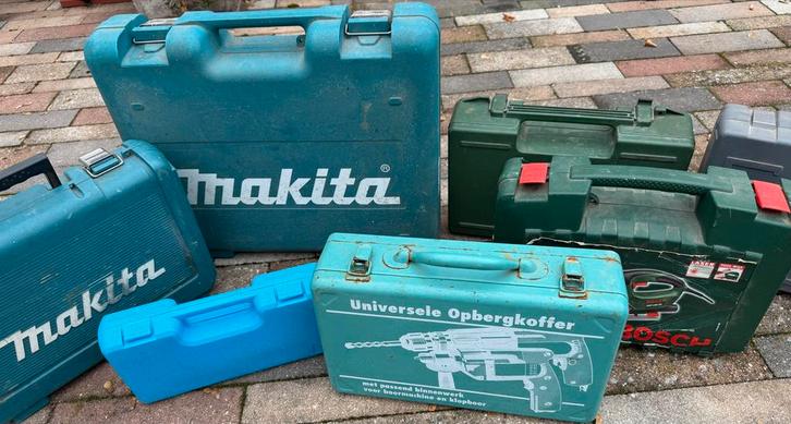 Opbergkoffers, Doe-het-zelf en Verbouw, Gereedschapskisten, Gebruikt, Gevuld, Ophalen of Verzenden