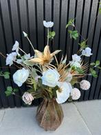 Mooie wit gouden kunstbloemen, Ophalen of Verzenden, Zo goed als nieuw
