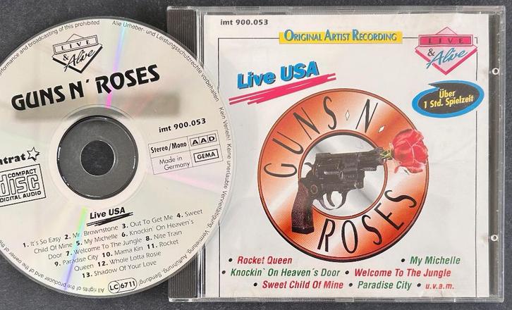 GUNS 'N ROSES - Live 1989 ( CD ), Cd's en Dvd's, Cd's | Hardrock en Metal, Zo goed als nieuw, Ophalen of Verzenden