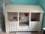 Houten huisjes bed, Ophalen, Gebruikt, 100 cm of meer, Lattenbodem