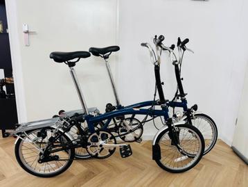2x Brompton vouwfietsen beschikbaar voor biedingen
