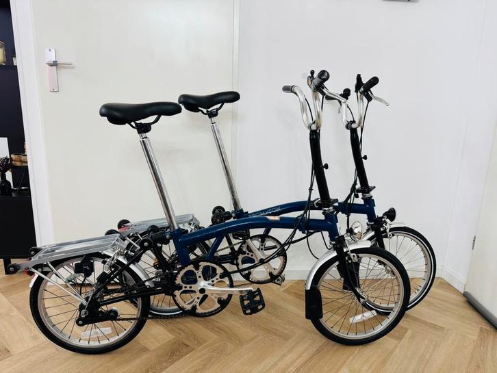 2x Brompton vouwfietsen, Fietsen en Brommers, Fietsen | Vouwfietsen, Zo goed als nieuw, Brompton, 16 tot 18 inch, Versnellingen