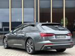 Audi A6 Avant 55 TFSIe 367PK quattro S Line | 360 Camera | M, Auto's, Automaat, Gebruikt, 4 cilinders, Leder en Stof