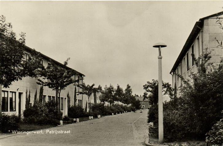 Wieringerwerf, Patrijsstraat - ongelopen, Verzamelen, Ansichtkaarten | Nederland, Ongelopen, Noord-Brabant, Voor 1920, Ophalen of Verzenden