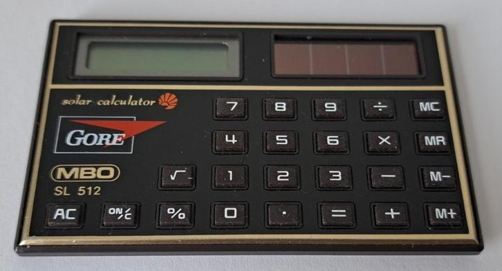 Solar Calculator - MBO SL 512, Diversen, Rekenmachines, Gebruikt, Ophalen of Verzenden
