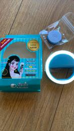 Selfie lamp, ring light, Audio, Tv en Foto, Fotografie | Fotostudio en Toebehoren, Ophalen of Verzenden, Zo goed als nieuw, Lamp of Flitsset
