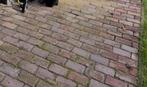 Gebakken dikformaat klinkers – 21 m2 – rood/bruin – gebruikt, Tuin en Terras, Ophalen, Gebruikt, Keramiek, Klinkers