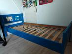Blauw peuterbed 160x70, Gebruikt, 90 cm, Eenpersoons, Blauw
