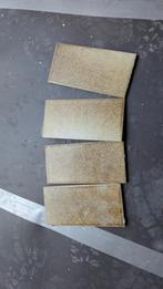 Mosa vloertegel 15x20cm - Geel/Bruin, Ophalen, Gebruikt, Keramiek, Minder dan 20 cm