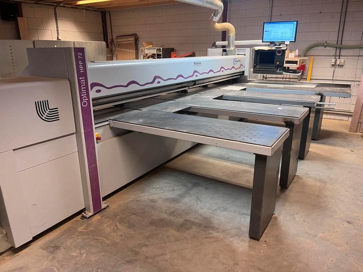 Holzma Optimat HPP 72 Opdeelzaag - Draaiend te zien!, Zakelijke goederen, Machines en Bouw | Houtbewerking, Ophalen