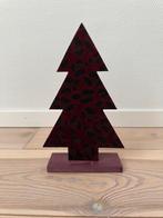 Kerstboom luipaard - paars - 26 cm, Ophalen of Verzenden, Zo goed als nieuw