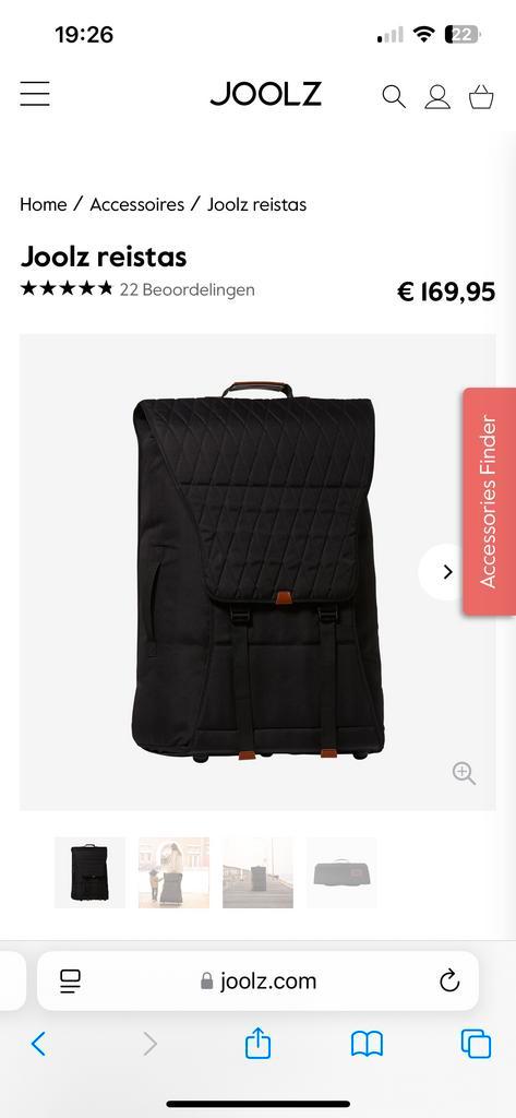 Joolz Reistas - Nieuwstaat!, Kinderen en Baby's, Kinderwagens en Combinaties, Zo goed als nieuw, Overige merken, Ophalen of Verzenden