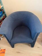 Luie stoel blauw, Huis en Inrichting, Fauteuils, Ophalen, Gebruikt, Minder dan 75 cm, 50 tot 75 cm