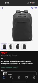 Zgan HP renew business 17.3 inch laptop tas, Ophalen of Verzenden, 17 inch of meer, Zo goed als nieuw, Rugzak