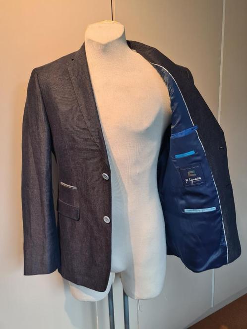 7SQR denim  linnen maat 50 nu €79.95 , summer -vibes, Kleding | Heren, Kostuums en Colberts, Nieuw, Maat 48/50 (M), Blauw, Verzenden