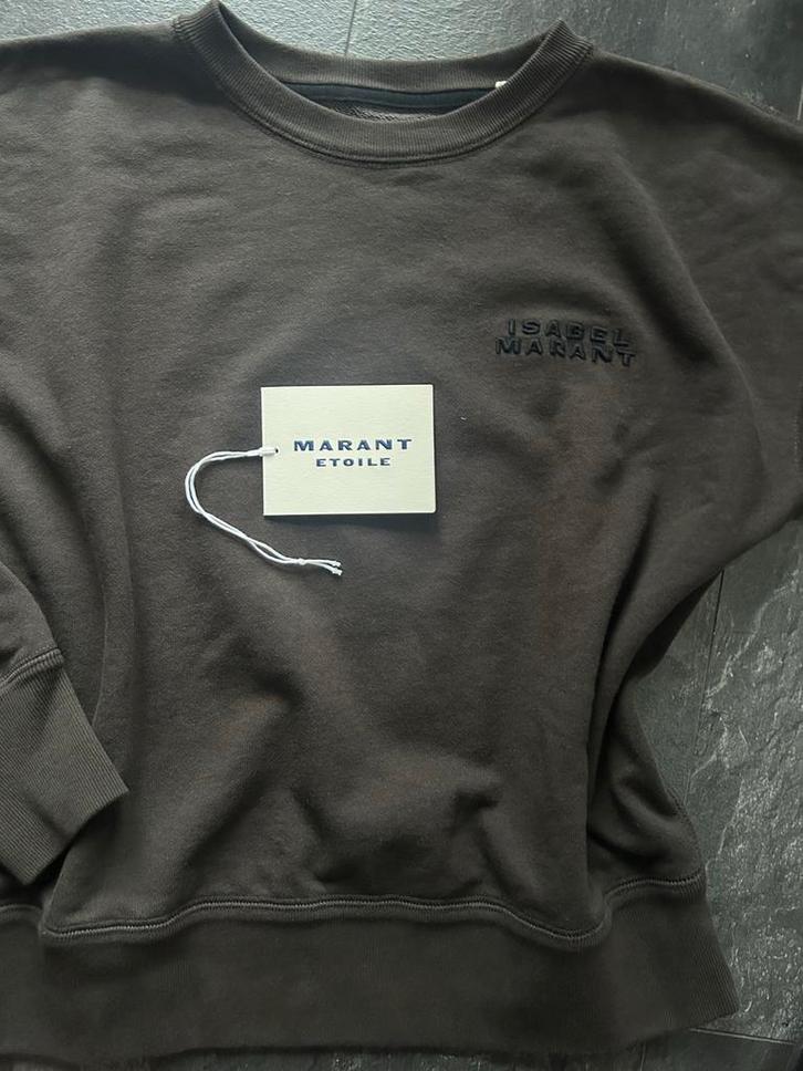 ISABEL MARANT sweater faded zwart FR40 NL38 SHAD SWEATSHIRT, Kleding | Dames, Truien en Vesten, Zo goed als nieuw, Maat 38/40 (M)