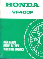 Honda VF400 F shop manual werkplaatsboek, Motoren, Handleidingen en Instructieboekjes, Ophalen of Verzenden, Honda