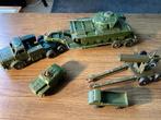 Dinky toys tank met oplegger  solido kanon. Kleine tank.49,5, Dinky Toys, Gebruikt, Ophalen of Verzenden