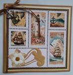 Postzegel kaart met zeilschepen, Ophalen of Verzenden, Zo goed als nieuw, Overige thema's