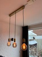 Plafondlamp / tafellamp goud zwart, Huis en Inrichting, Lampen | Tafellampen, Ophalen, Gebruikt, Glas, 75 cm of meer