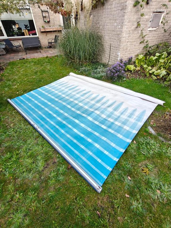 Thule Omnistor etui Luifel - Blauw 280cm, Caravans en Kamperen, Tenten, Gebruikt, Ophalen