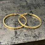 14k gouden oorbellen versace model, Ophalen of Verzenden, Nieuw, Goud