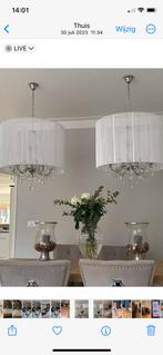 Prachtige hanglampen met fantastische kappen, Glas, Zo goed als nieuw, Ophalen, Klassiek