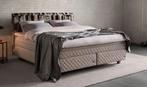 Zeer Luxe DUX Tweepersoons Boxspring 180x200, Ophalen, Gebruikt, Beige, Tweepersoons