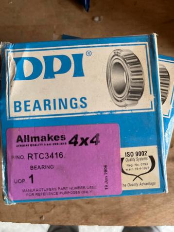 4x DPI Allmakes RTC3416 Wiellager Land Rover beschikbaar voor biedingen