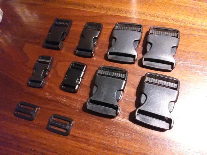 Gespen Set - Diverse Maten, Hobby en Vrije tijd, Naaien en Fournituren, Gebruikt, Rits of Sluiting, Ophalen of Verzenden