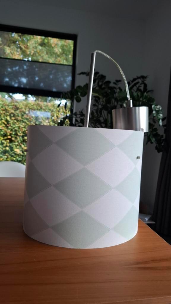 Mooie Hanglamp voor kinderkamer, Huis en Inrichting, Lampen | Hanglampen, Zo goed als nieuw, Minder dan 50 cm, Metaal, Stof, Ophalen of Verzenden