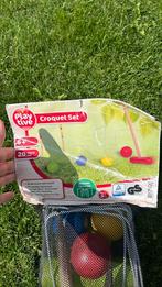 Spel Croquet set, Kinderen en Baby's, Speelgoed | Buiten | Los speelgoed, Ophalen, Gebruikt