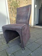 Eetkamerstoel, Huis en Inrichting, Ophalen, Grijs, Stof, Vijf, Zes of meer stoelen