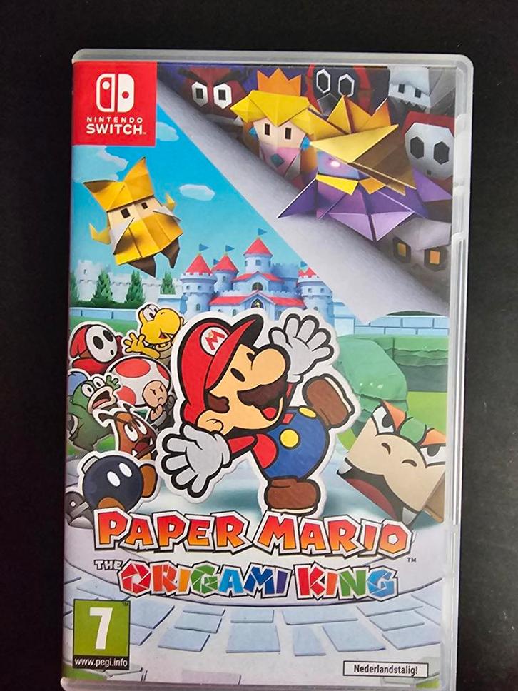 Paper Mario: The Origami King - Nintendo Switch, Spelcomputers en Games, Games | Nintendo Switch, Zo goed als nieuw, Avontuur en Actie