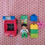 Duplo Dokter met Auto en Blokken, Kinderen en Baby's, Speelgoed | Duplo en Lego, Ophalen of Verzenden, Gebruikt, Losse stenen