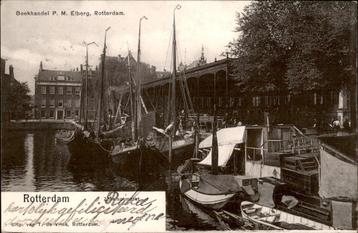 Rotterdam Zeevischmarkt  TOPKAART uitg T. de Vries st 1902 beschikbaar voor biedingen