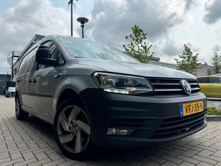 Volkswagen Caddy Maxi 2.0 TDI met BMT L2h1 102pk 2020 Grijs✅, Auto's, Bestelauto's, Particulier, ABS, Achteruitrijcamera, Airbags