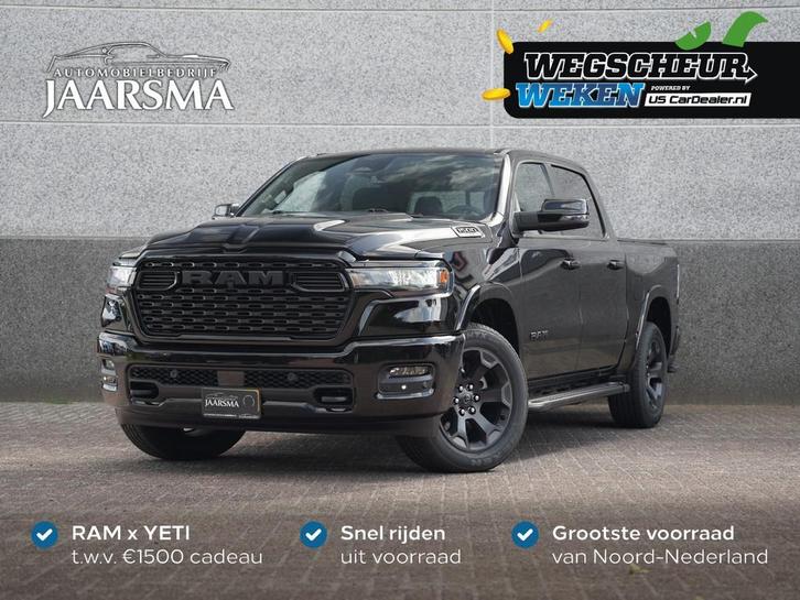 Dodge Ram 1500 3.0L SST 420pk Big Horn Night CrewCab 4x4 |Pr, Auto's, Dodge, Bedrijf, Te koop, RAM 1500, Metallic lak, LPG, SUV of Terreinwagen