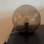 Mooie Glazen Bol Lamp tafellamp, Huis en Inrichting, Ophalen, Gebruikt, Glas, Minder dan 50 cm