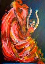 ‘Flamenco danseres’ , ingelijst, Ophalen of Verzenden