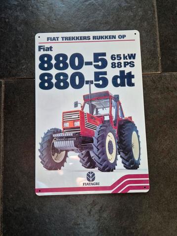Fiat 880-5 dt reclamebord beschikbaar voor biedingen
