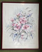 AQUAREL TRUDY HUYSKAMP, Ophalen, 50 tot 75 cm, Schilderij, 50 tot 75 cm