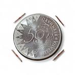 Zilveren 50 Gulden stuk uit 1987 in nette gebruikte staat, Postzegels en Munten, Munten | Nederland, Koningin Beatrix, Zilver