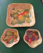 Bamboe schalen fruit, Schaal, Ophalen of Verzenden, Zo goed als nieuw, Overige vormen